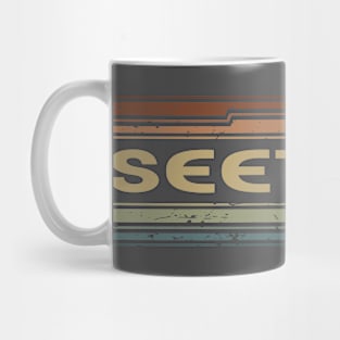 Seether Retro Lines Mug